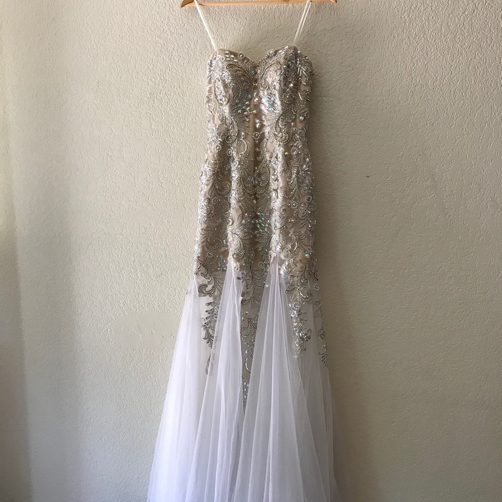 Strapless Jovani gown